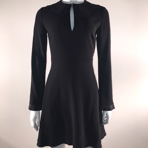 STELLA MCCARTNEY PLEATED PETER PAN COLLAR DRESS - Picture 1 of 12